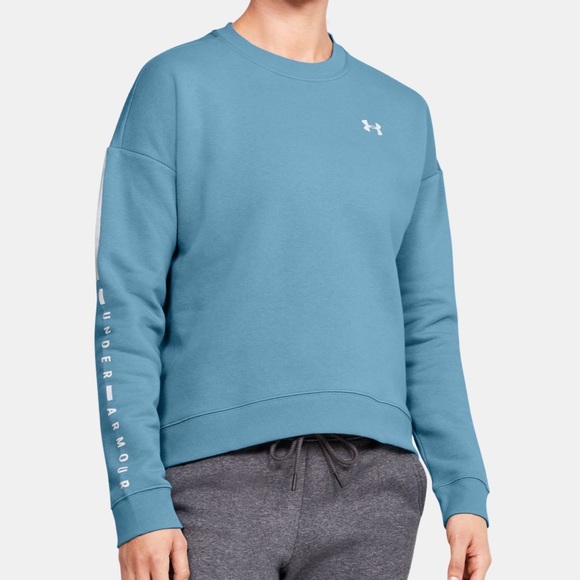 Under Armour Sweaters - WORN ONCE Women's UA Oversized Fleece Crew